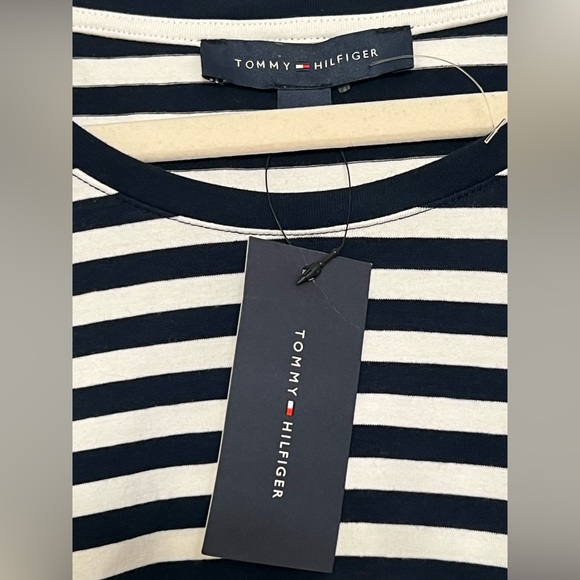 Tommy Hilfiger Striped Blue and White Dress - Picture 3 of 7